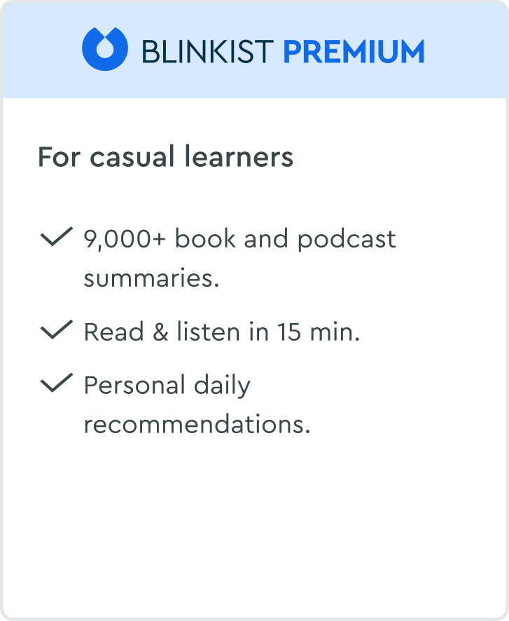 Blinkist Premium Blinkist Premium