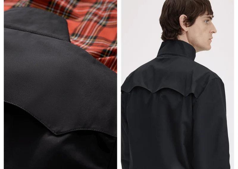 The Fred Perry Harrington Jacket in Black