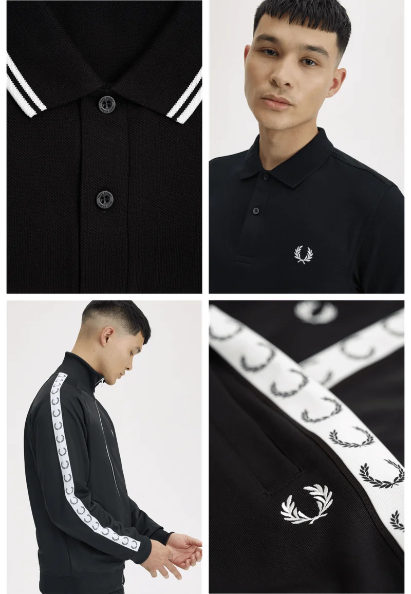 A selection of the Fred Perry Baseline Edit
