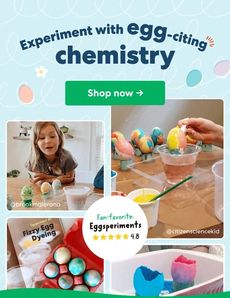 Experiment with egg-citing chemistry! Shop now