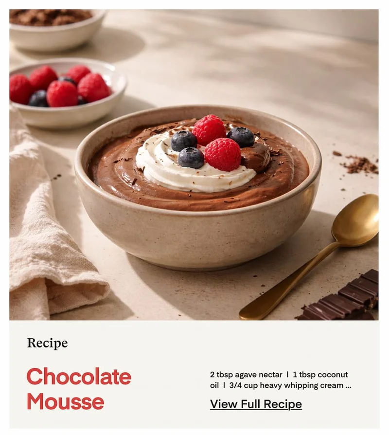 Chocolate Mousse Recipe