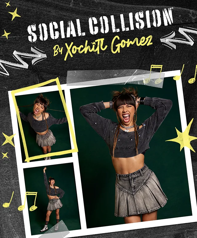 Social Collision by Xochitl Gomez. Shop HT Style