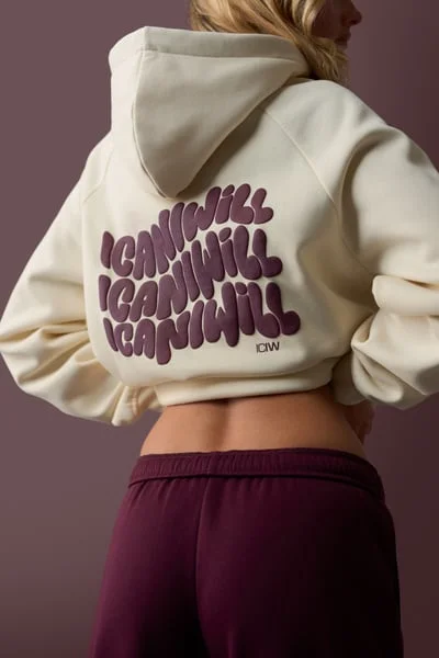 Image of Everyday Hoodie Print Cream