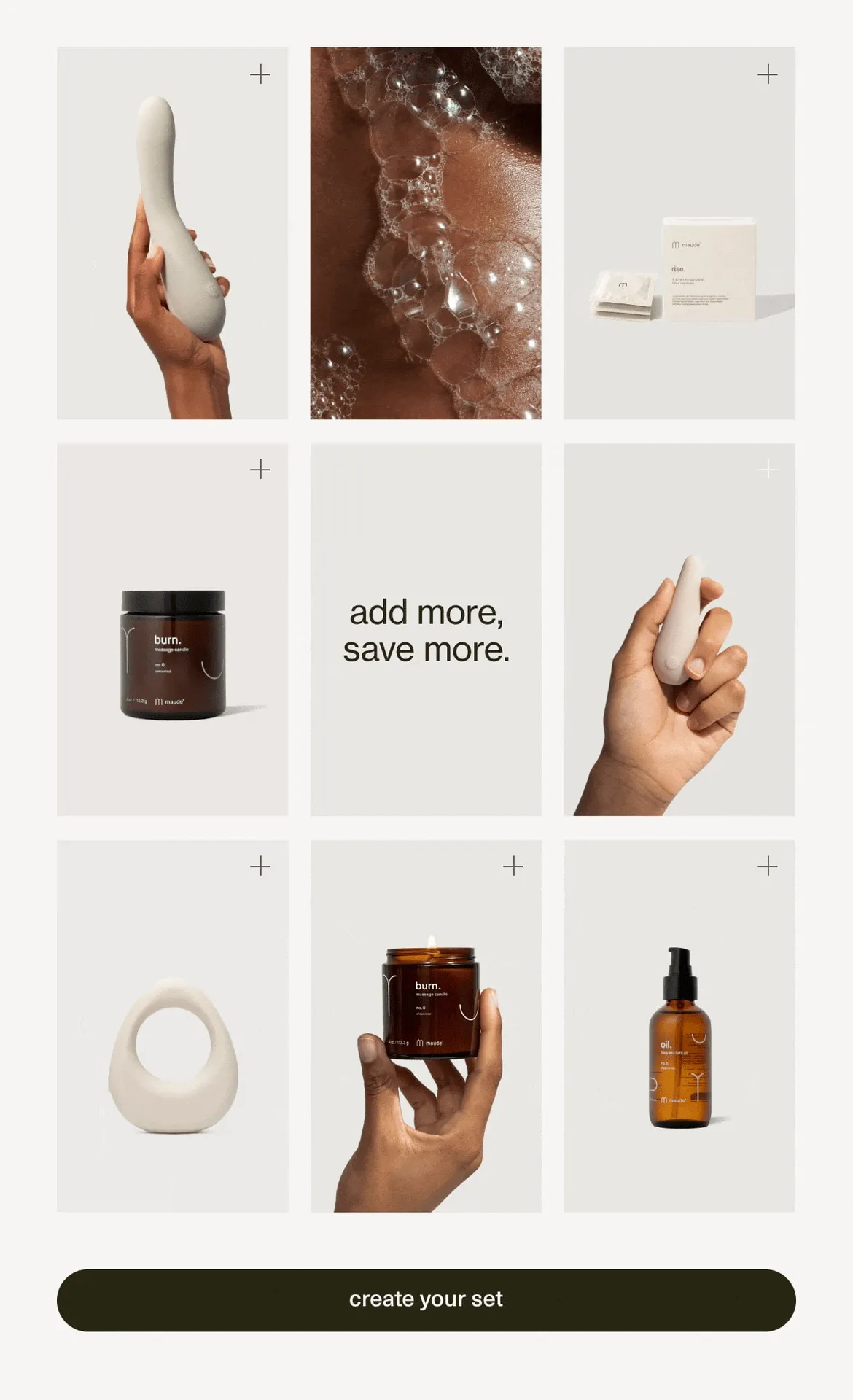 add more, save more. | Create your set