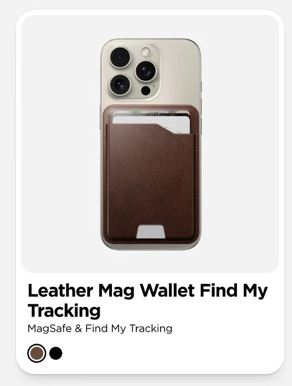 Rustic Brown Leather Mag Wallet