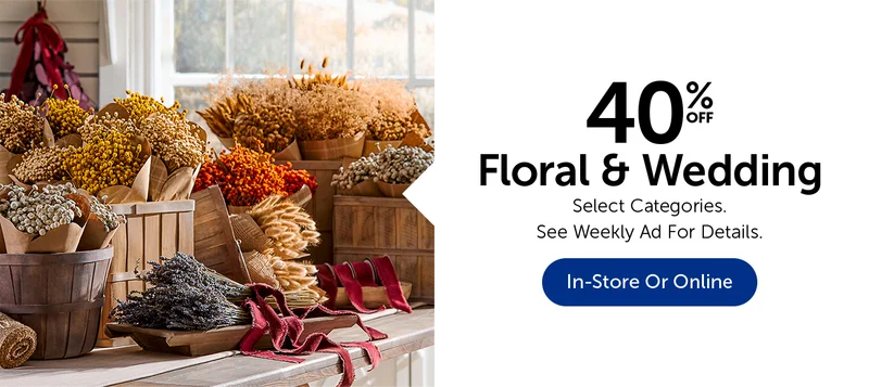 40% Off Floral & Wedding