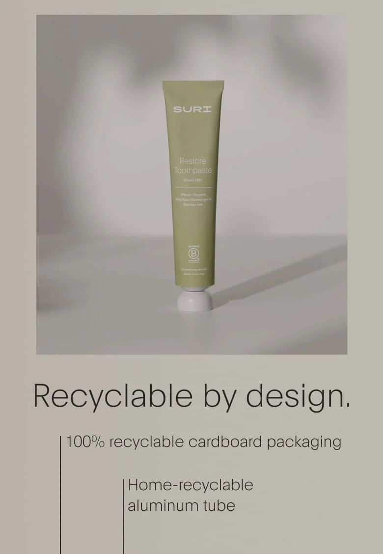 Recyclable by design.