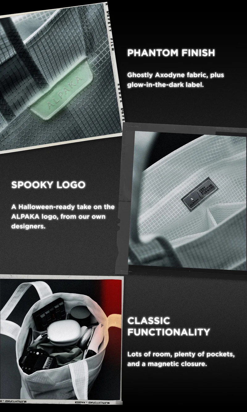halloween tote features