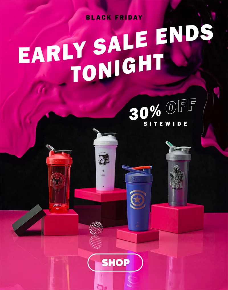 Early Black Friday Ends Tonight - 30% Off Sitewide