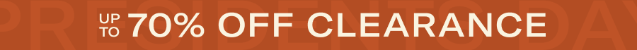 Save up to 70% off clearance styles