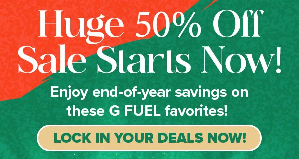 HUGE 50% OFF SALE STARTS NOW!