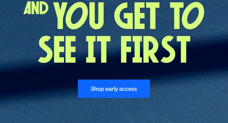 Shop Early access