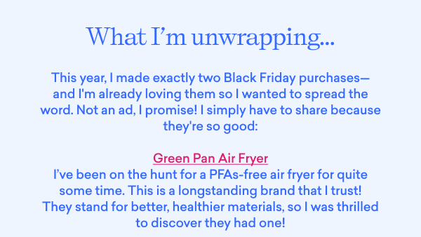 What I'm unwrapping