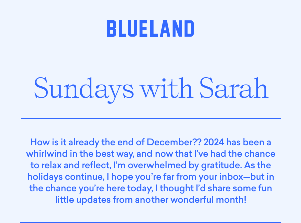 Sundays with Sarah