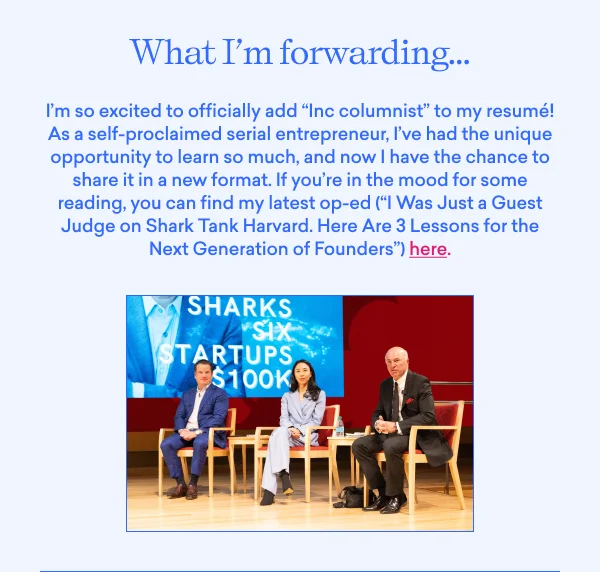 What I'm forwarding