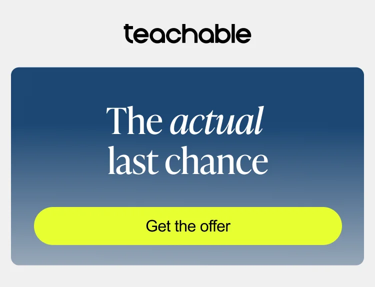 The actual last chance