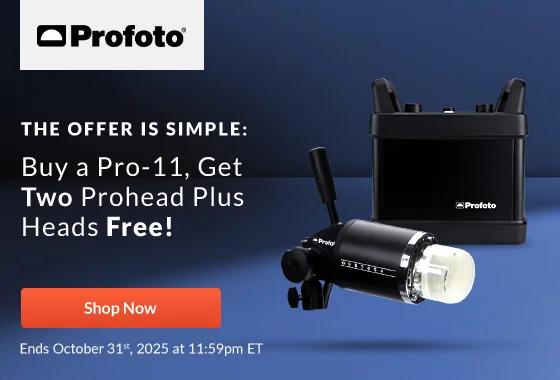 Profoto Buy a Pro-11, Get Two Prohead Plus Heads Free! | Shop Now