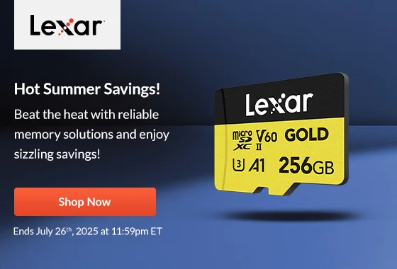 Lexar Hot Summer Savings | Shop Now