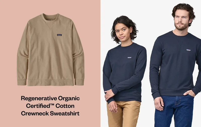 Regenerative Organic Certified Cotton Crewneck Sweatshirt