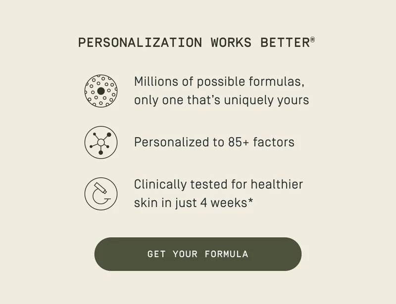 Personalization Works Better™ | Get your formula