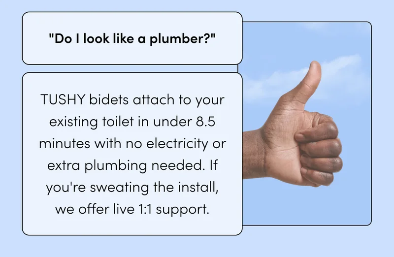 Do I look like a plumber