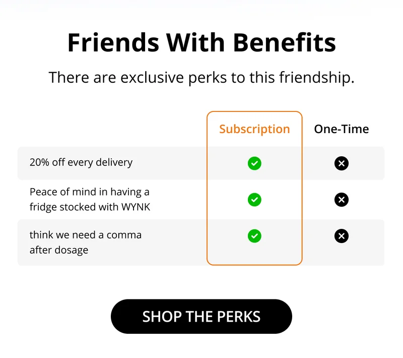 Friends with benefits