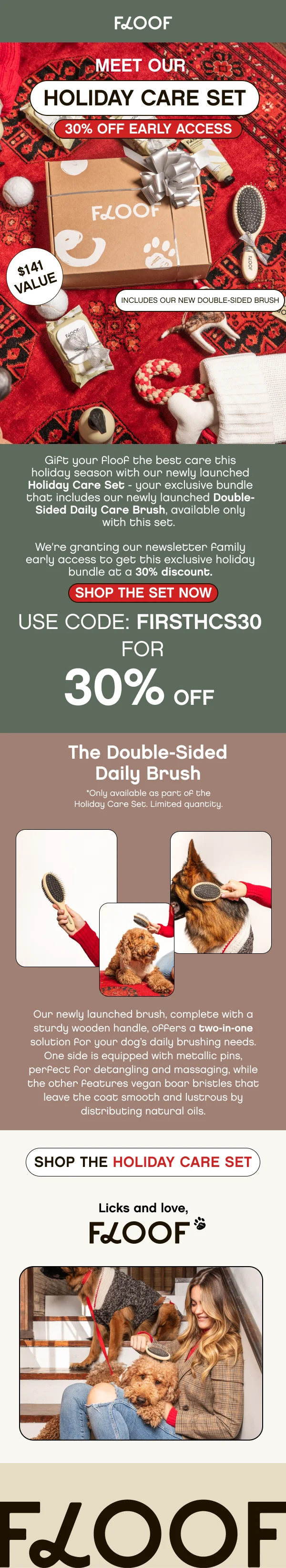 Floof Holiday Care Set Early Access