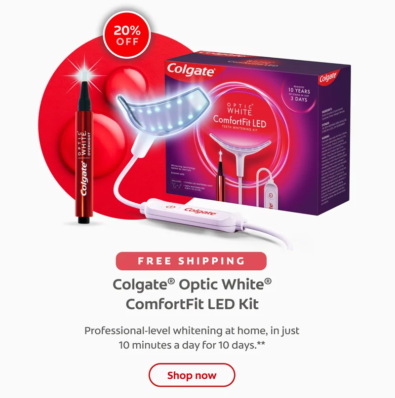 Colgate® Optic White® ComfortFit LED Kit