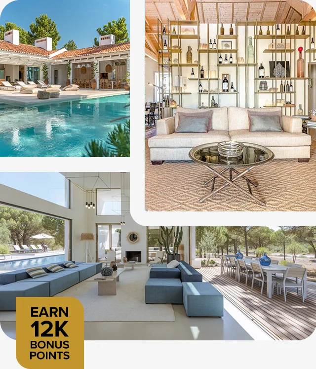 Soak up the Mediterranean sun in a luxurious private villa in Portugal.
