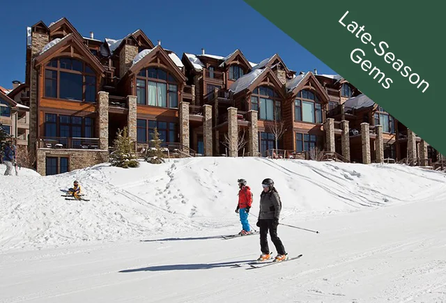 Glide into a private chalet in the mountains with ski-in, ski-out convenience.