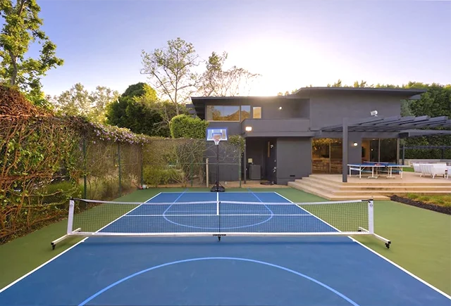 Enjoy a vacation rental with pickleball courts for endless outdoor fun.