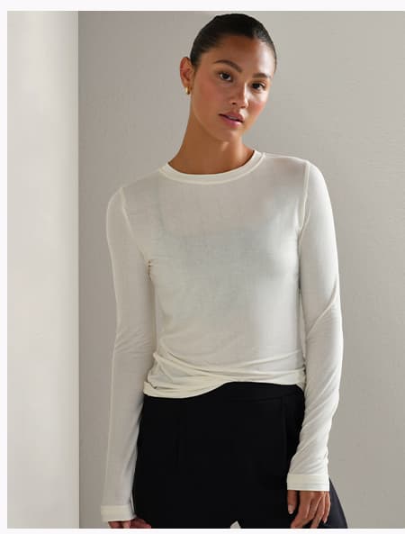 Featherweight Rib Long Sleeve