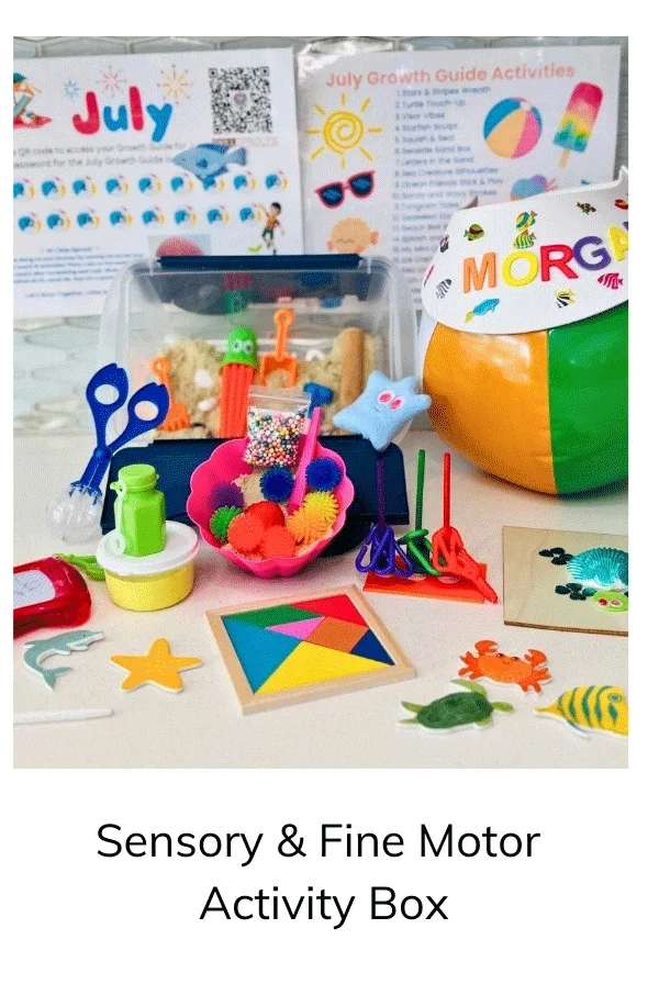 Activity Box - Monthly Sensory & Fine Motor Development