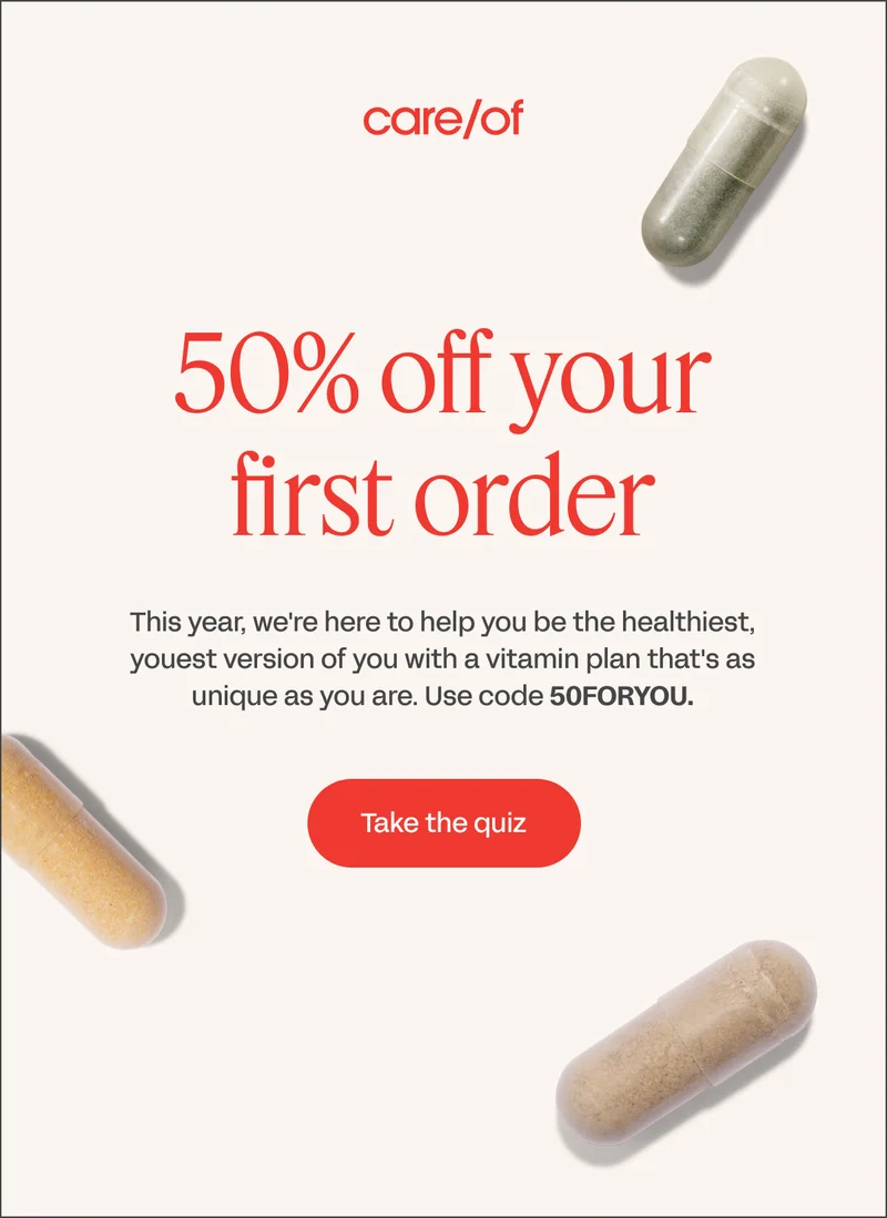 Use discount code for 50% off your first order