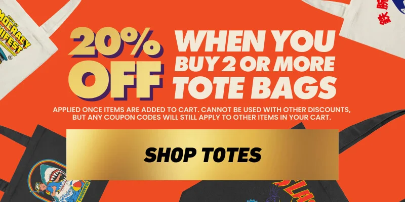 20% off tote bags