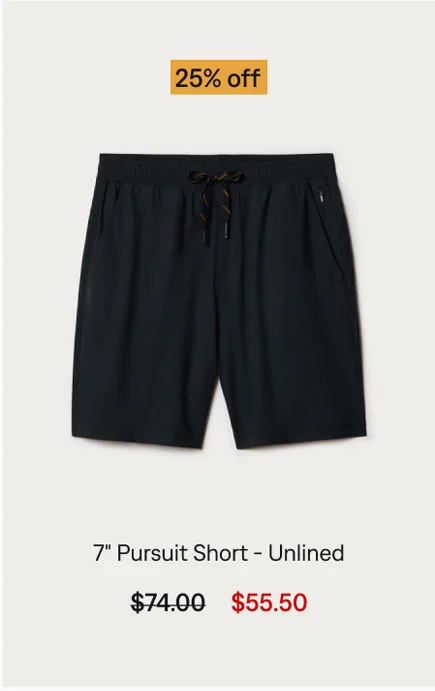 7" Pursuit Short - Unlined