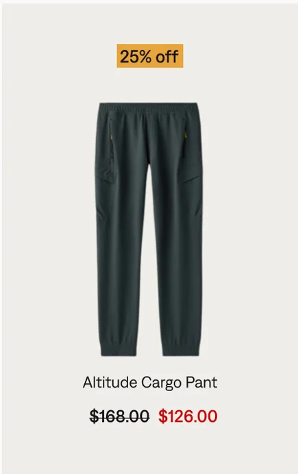 Altitude Cargo Pant