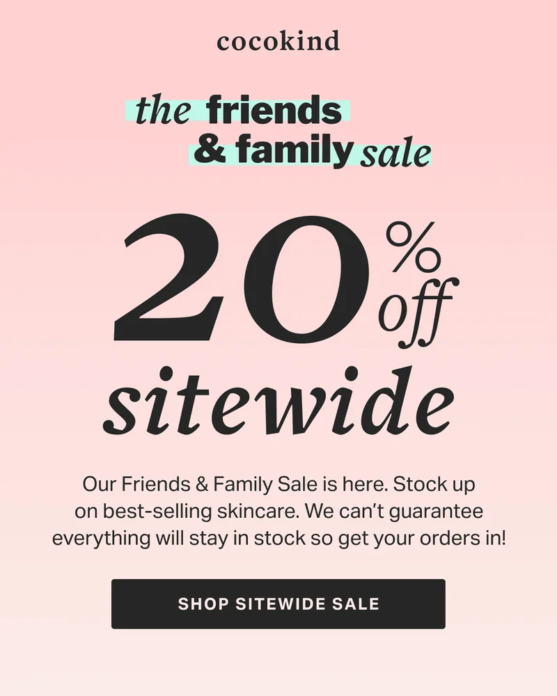 the friends & family sale 2O % off sitewide SHOP SITEWIDE SALE