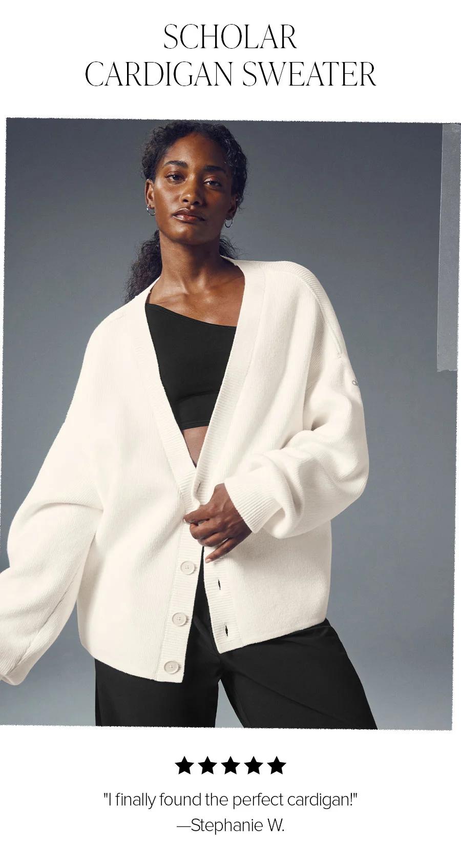 SCHOLAR CARDIGAN SWEATER I FINALLY FOUND THE PERFECT CARDIGAN! STEPHANIE W.