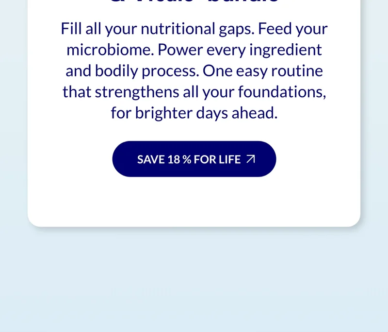 Save 18% for life