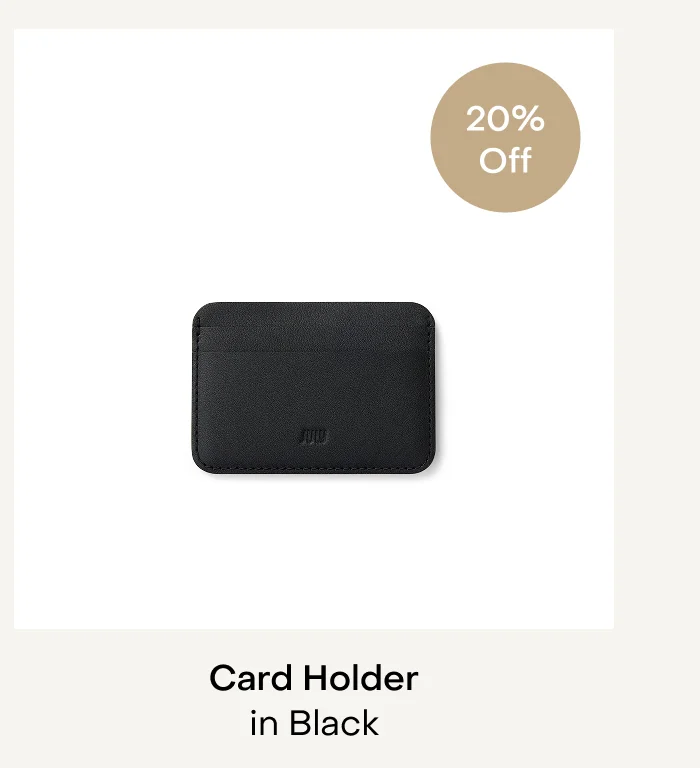 Card Holder in Black
