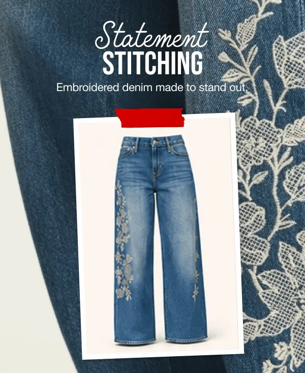 Embroidered Denim Gif