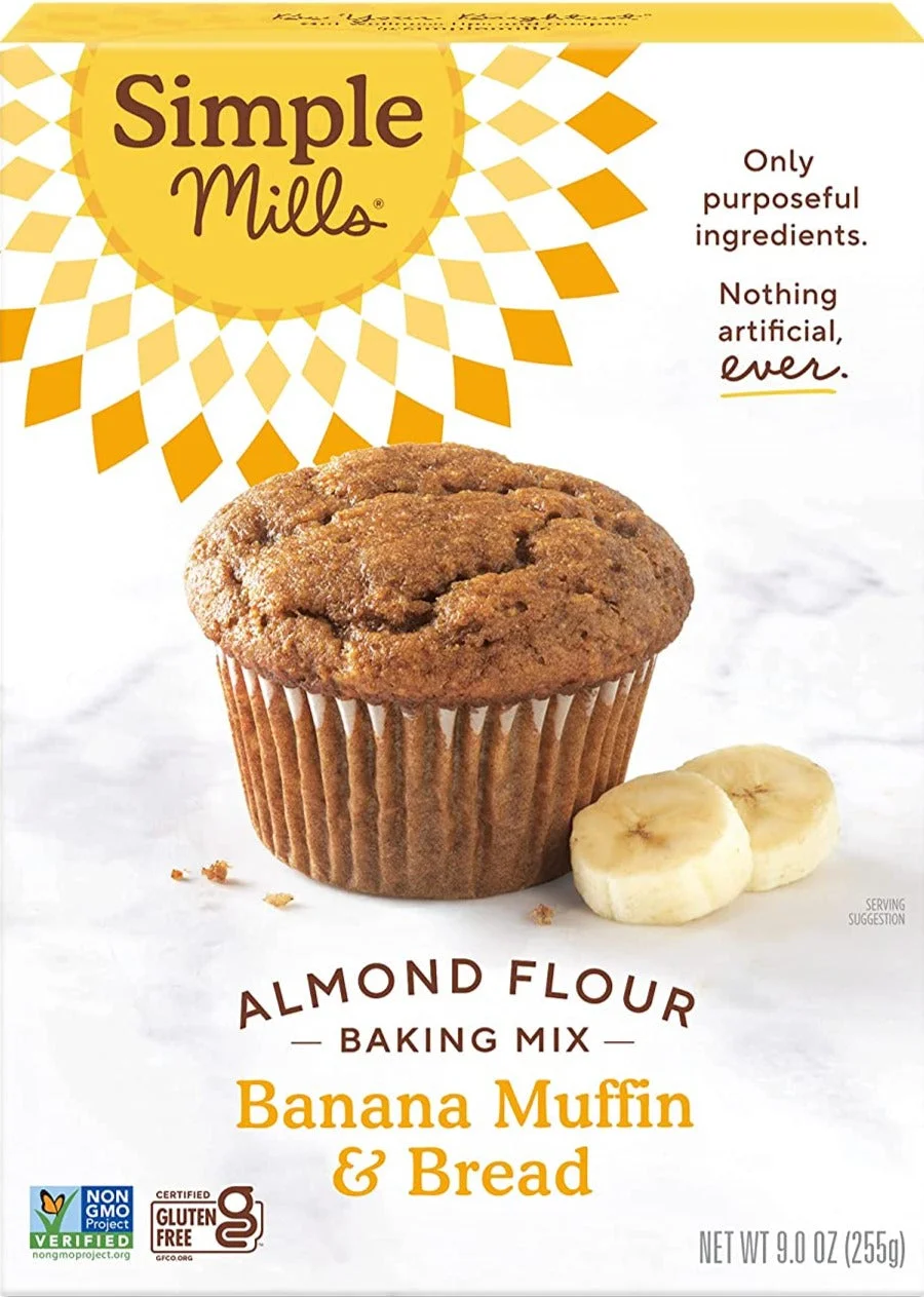 Image of Simple Mills Gluten Free Banana Muffin Mix