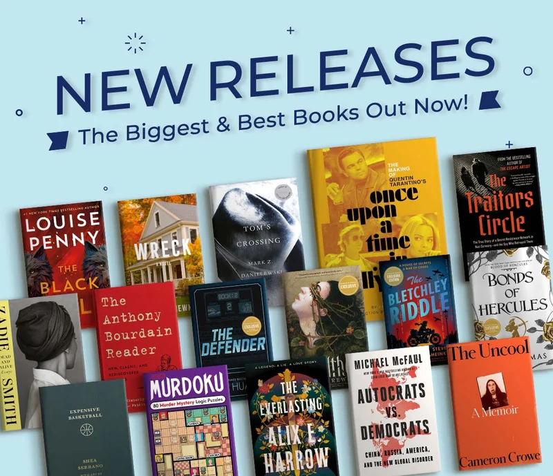 NEW RELEASES The Biggest & Best Books out now!