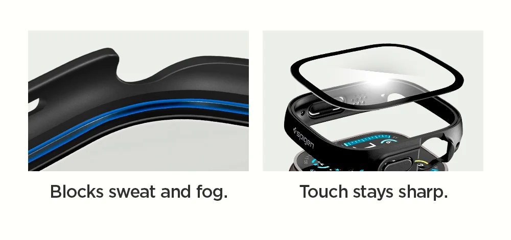 Blocks sweat and fog. Touch stays sharp.