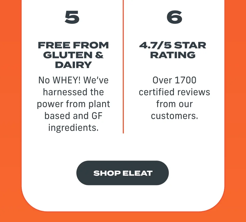 Free from gluten & dairy