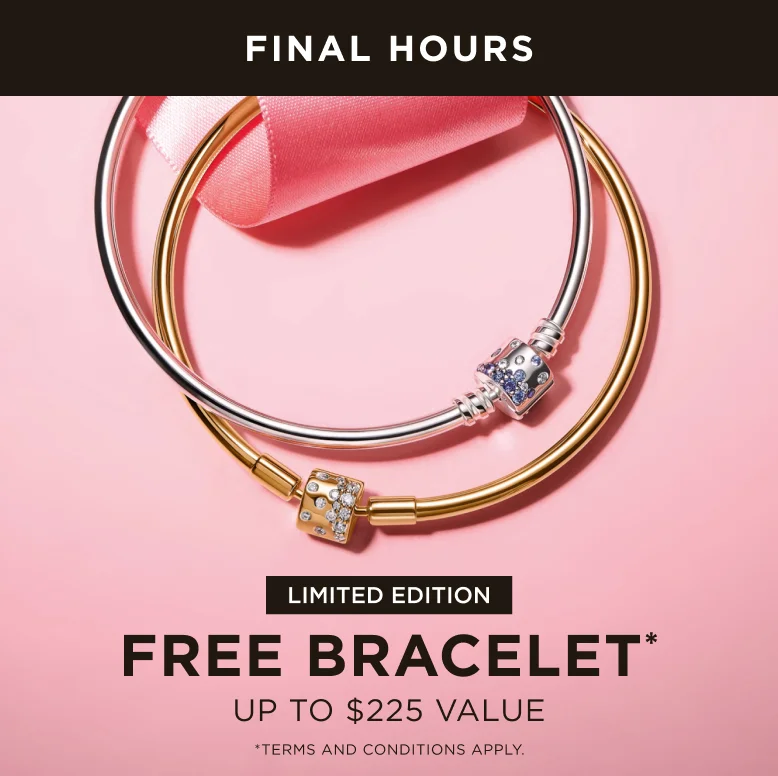 Unlock a free bracelet – with $145+.