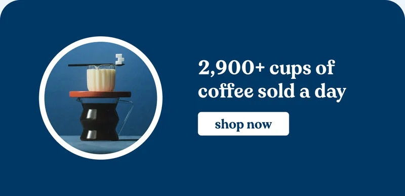 coffee sold today