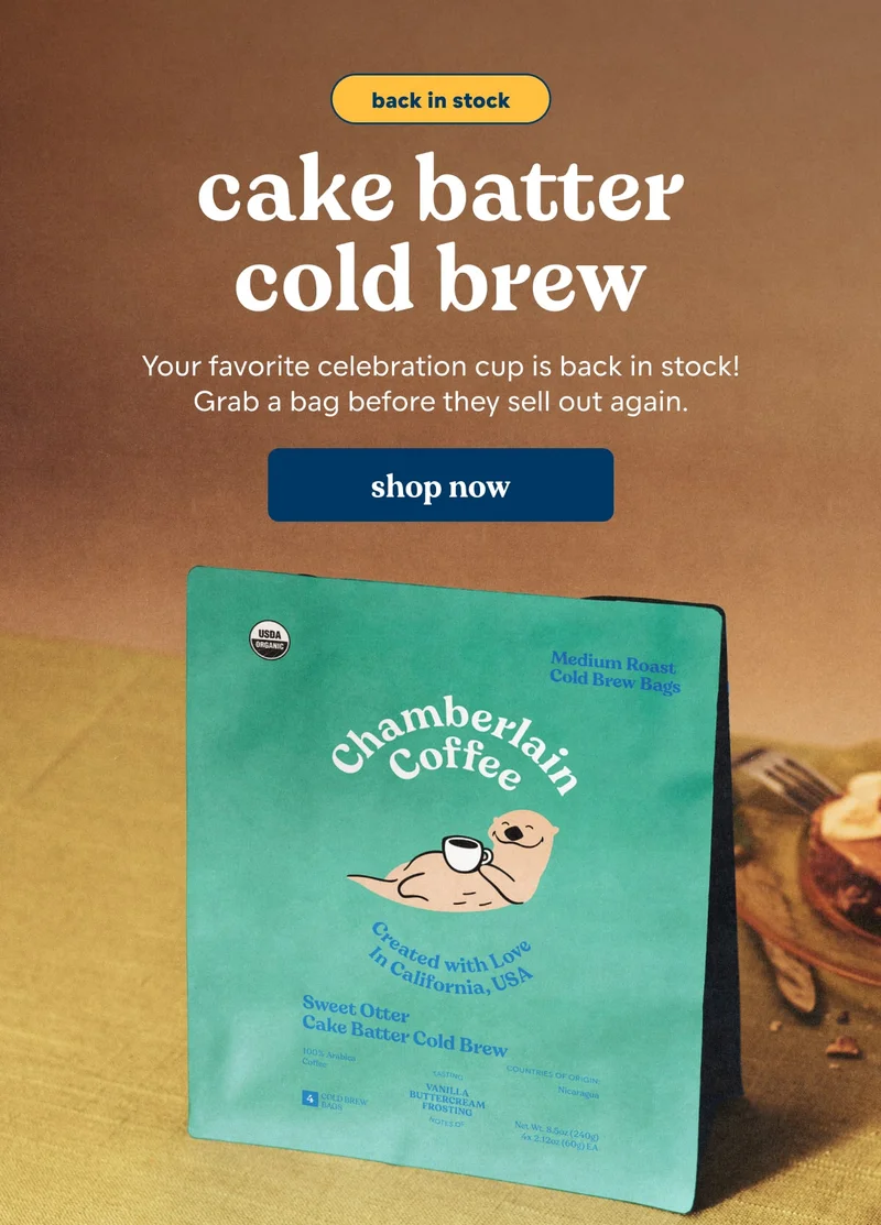 cake batter back in stock