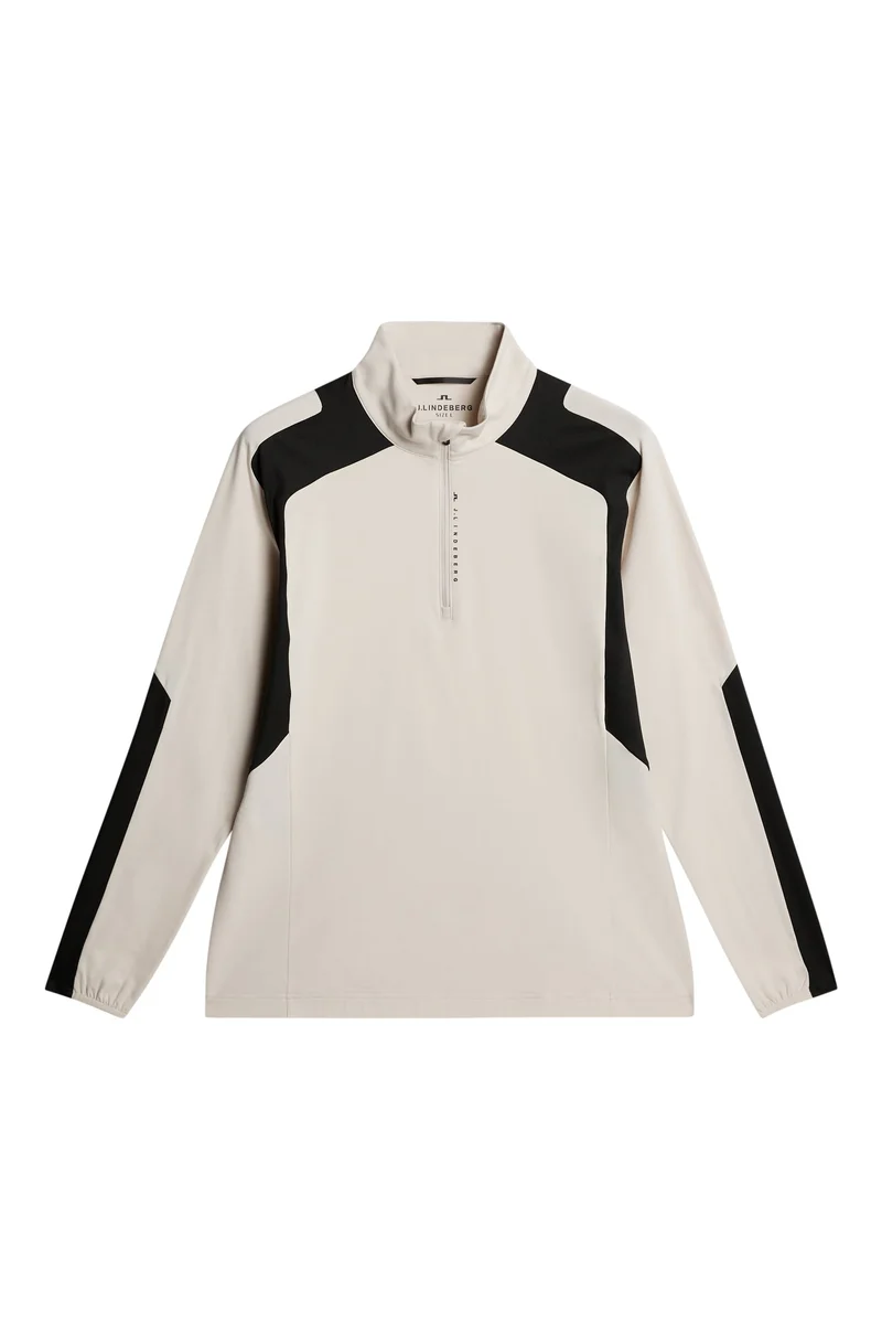 Image of Leander Quarter Zip  Mid Layer / Moonbeam